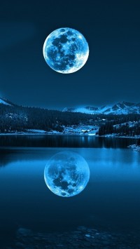 Moon in Cold Lakes