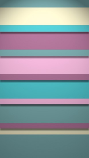 Pink And Blue Stripy Shelves