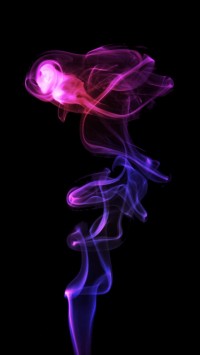 Purple Abstract Smoking