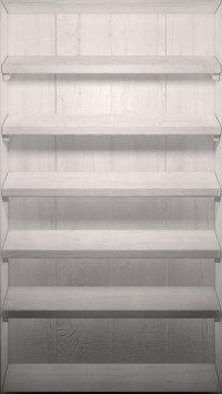 White Wood Shelves