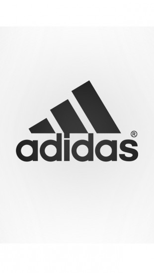 Black White Adidas Logo