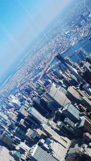 New York From The Plane