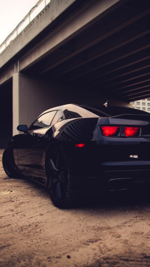 Stunning Black Sports Car - The iPhone Wallpapers