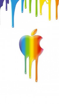Apple Rainbow Background