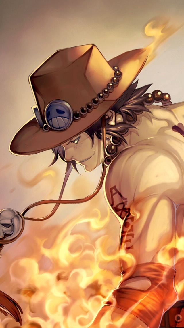 The Iphone Wallpapers One Piece Ace