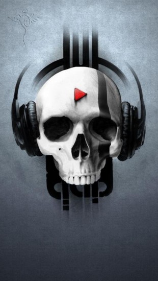 Skull and Headphones