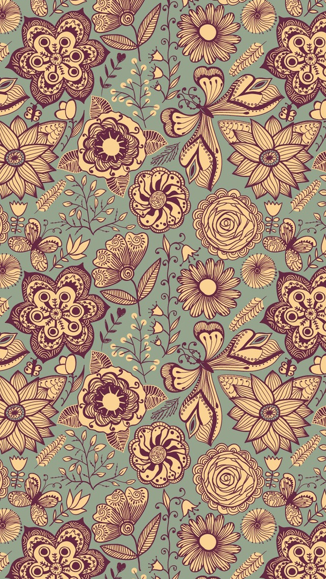 Vintage Pattern - The iPhone Wallpapers
