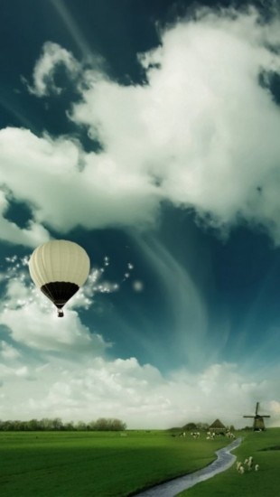 Air Ballon Flying High