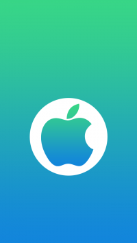 Circle Apple Logo