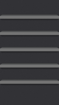 The iPhone Wallpapers » Search Results » iPhone 5 iOS7 Dark Shelf