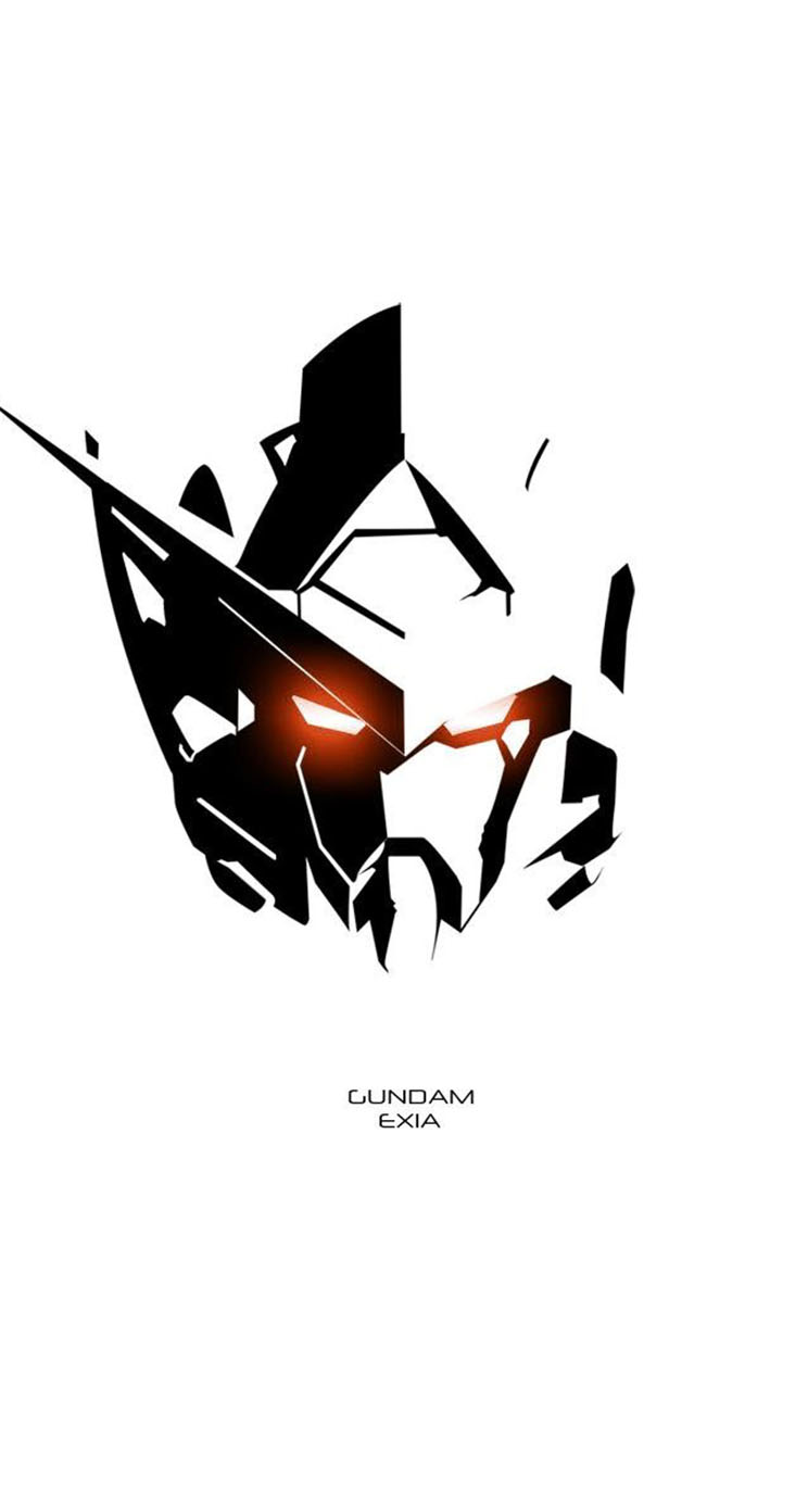 The Iphone Wallpapers Gundam Exia Shadow