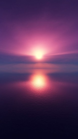 Purple Blur Sunset