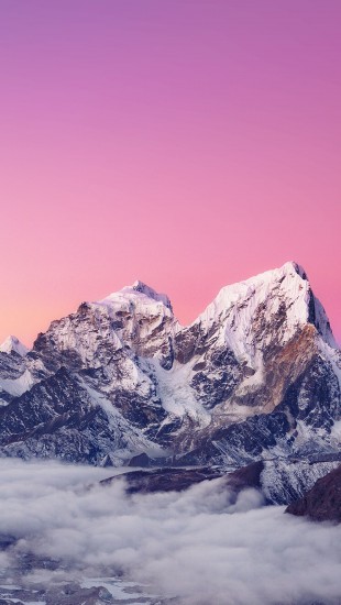 Himalaya sunset mountain