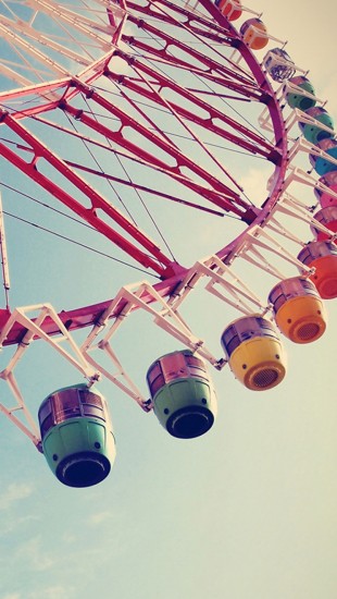 Happy Ferris Wheel Macro