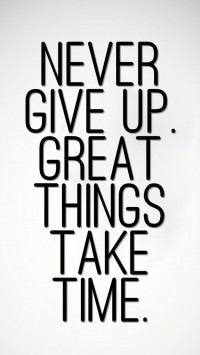 The iPhone Wallpapers » Never Give Up