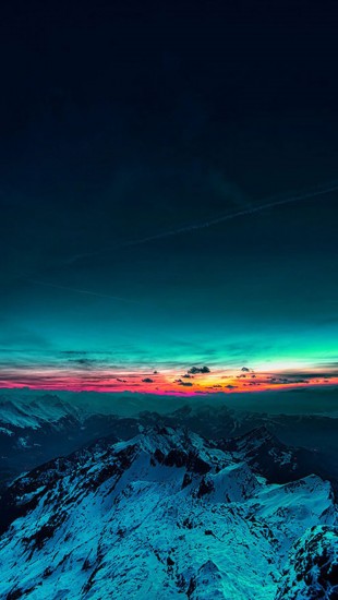 Beautiful Sunset Mountain