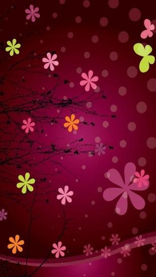 Beautiful Pink Flowers Background