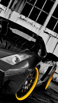Black Lamborghini Forged