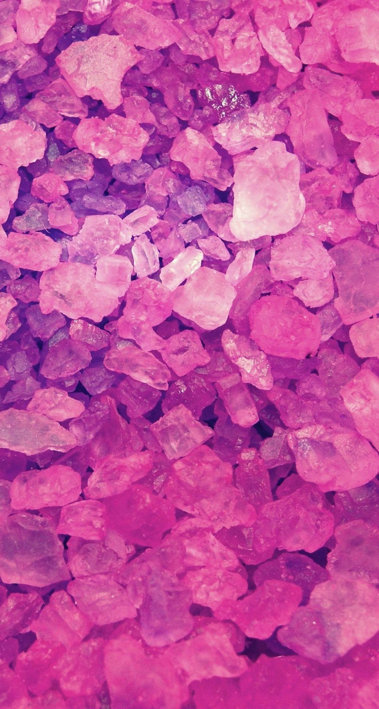 Pink Crystals - The iPhone Wallpapers