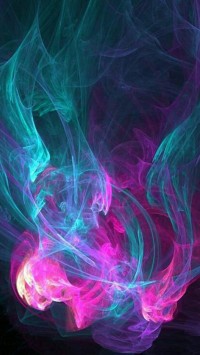 Color Abstract Smoke Pattern